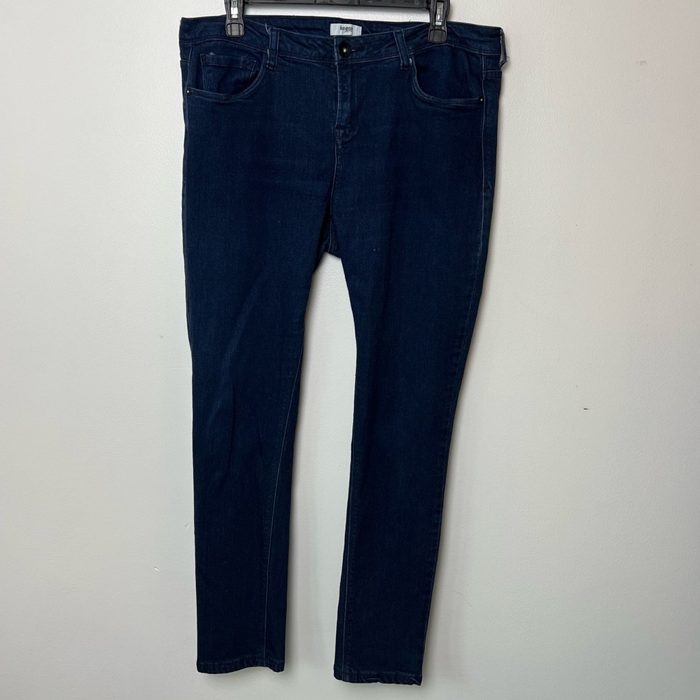 You Look Effortless‎ Kensie Ankle Biter Dark Wash Blue Woman's Jeans Size 32